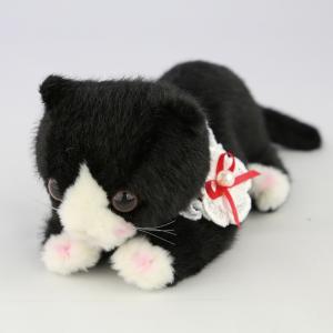 スクラッチ ぬいぐるみ MS 内藤デザイン研究所 猫 ネコ 黒猫 : HONDA