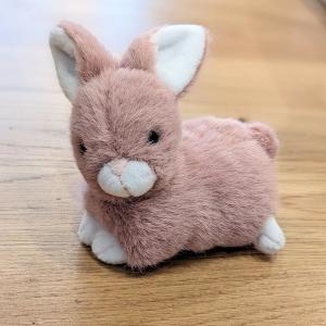 もちうさ 立ち耳 ピンク Lサイズ うさぎ ぬいぐるみ ウサギ シナダ