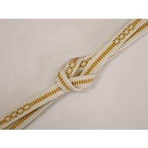 訳あり No.1 帯締め 帯〆 白色地 金糸模様 結婚式 留袖用