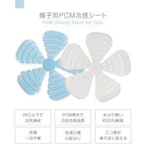 ヘッドクール 帽子 ヘッドクールパッド 頭 ひ...の詳細画像3