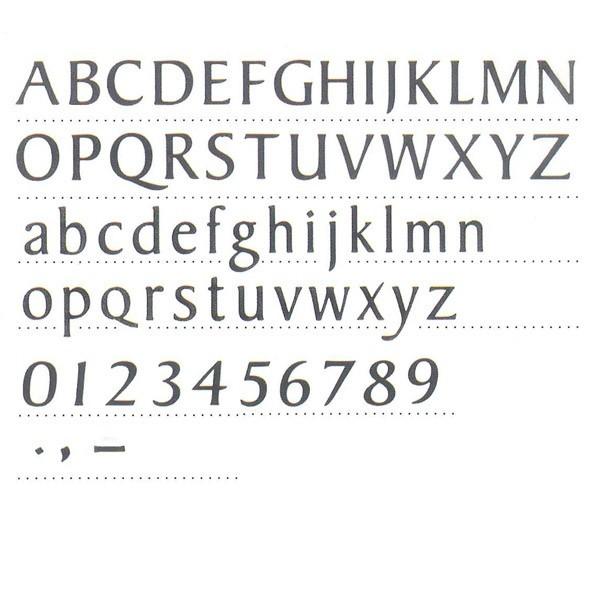 真鍮45アルファベット大文字