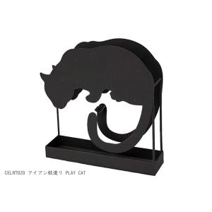 アイアン蚊取り線香立て ネコ　CELN7020