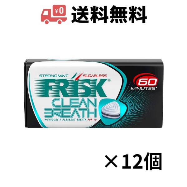 フリスク　クリーンブレス ストロングミント31.5ｇ　×12個