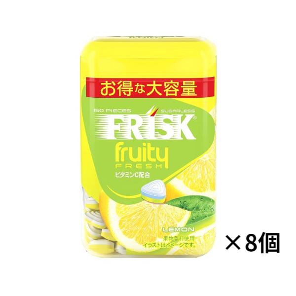 フリスク フルーティフレッシュボトル レモン 105g   ×8個