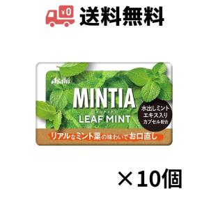 賞味期限2023年3月 アサヒ ミンティア リーフミント 50粒 ×10個
