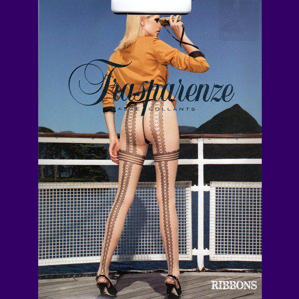 2013年SS　トラスパレンツェRibbons (nero var A)ストッキング