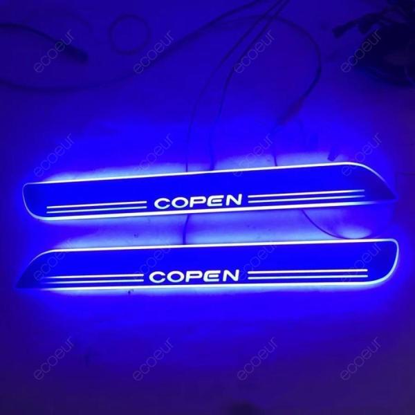 LED サイドスカッフプレートダイハツ コペン COPEN LA400K系 専用 ステップガード オ...