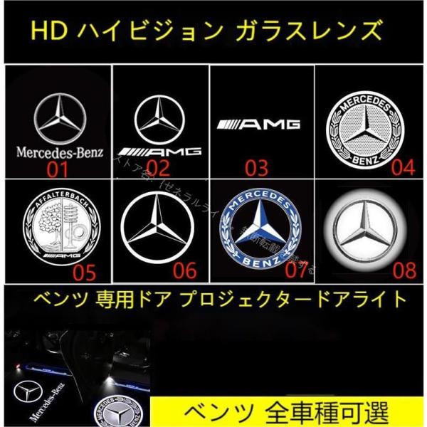 ベンツ Benzロゴ ドアエントリーライト カーテシライト カーテシランプ EQE/EQS W204...