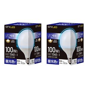 スタイルド LED電球 一般電球・ボール電球形 2個セット 口金直径26mm