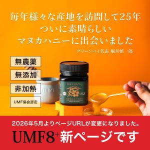 マヌカハニー UMF8+ クール便不要 発がん...の詳細画像2