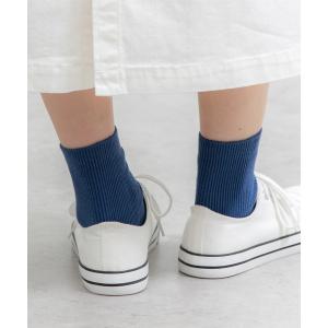 靴下 ソックス ショート丈 リブ編み アクセン...の詳細画像4
