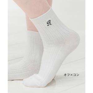 靴下 ソックス ショート丈 クルー丈 ロゴ刺繍...の詳細画像4