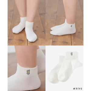 靴下 ソックス セミショート丈 ワンポイント ...の詳細画像5