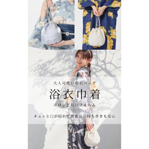 巾着 浴衣 和小物 ウォッシャブル 浴衣小物 ...の詳細画像1