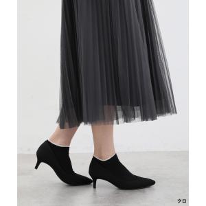 靴下 ソックス ショート丈 レース オーガニッ...の詳細画像3