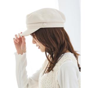 帽子 キャスケット サイズ調整 無地 サイズ調...の詳細画像3