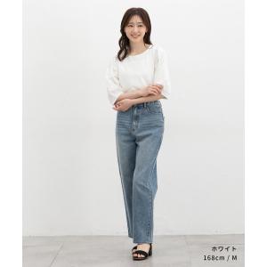 カットソー ハニさら 大きいサイズ 接触冷感 ...の詳細画像2
