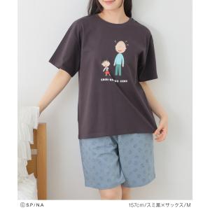 部屋着 キャラクター Tシャツ レディース S...の詳細画像5