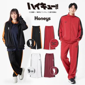 ボトムス パンツ ジャージパンツ ハイキュー!! プリント ウエストゴム ポケット ロングパンツ レディース Honeys ハニーズ ハイキュー!! ジャージパンツ｜ハニーズ Yahoo!店