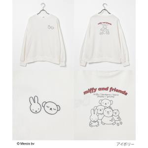 スウェット 長袖 キャラクター ゆったり プリ...の詳細画像3