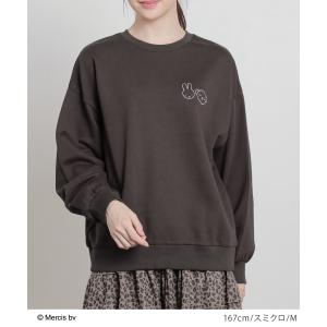 スウェット 長袖 キャラクター ゆったり プリ...の詳細画像4
