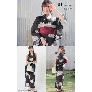 浴衣 ゆかた 2026浴衣 レトロ 古典柄 花...の詳細画像5