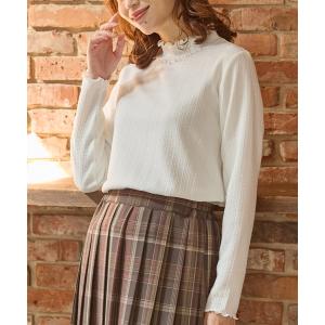トップス カットソー 長袖 オフィス きれいめ...の詳細画像5