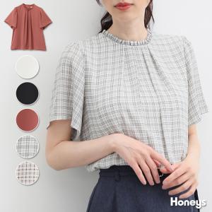 【SOLD OUT】フリルネックブラウス