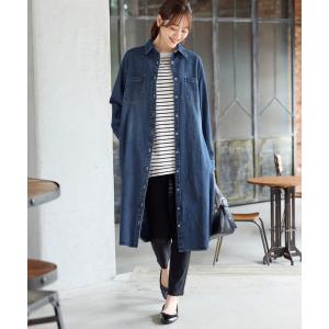 ワンピース 長袖 ロング丈 シャツワンピース ...の詳細画像5