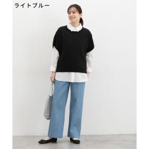 ボトムス パンツ デニムパンツ イージーパンツ...の詳細画像3