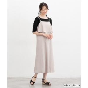 ワンピース キャミワンピ ノースリーブ ロング...の詳細画像4