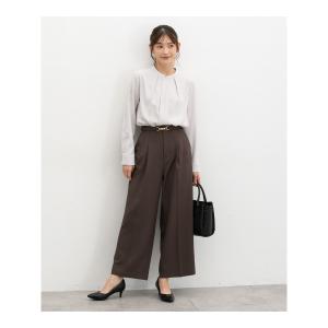 ボトムス パンツ 大きいサイズ オフィス きれ...の詳細画像5