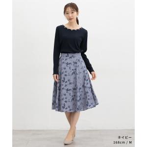 トップス カットソー 長袖 大きいサイズ オフ...の詳細画像3