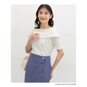 カットソー 半袖 ハニさら 大きいサイズ オフ...の詳細画像4