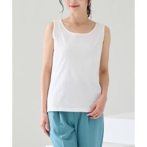 カットソー ノースリーブ 綿 タンクトップ セ...の詳細画像5
