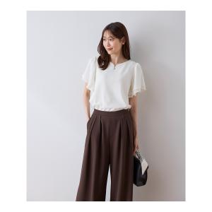 トップス カットソー 半袖 大きいサイズ オフ...の詳細画像3