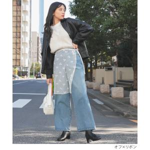 巻きスカート レース ハート柄 リボン柄 花柄...の詳細画像1