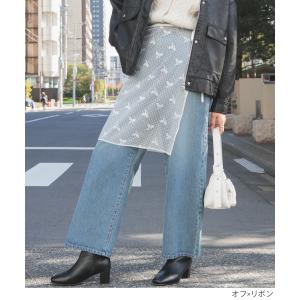 巻きスカート レース ハート柄 リボン柄 花柄...の詳細画像3