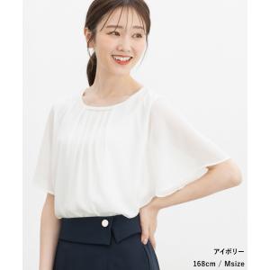 トップス ブラウス 半袖 接触冷感 大きいサイ...の詳細画像4