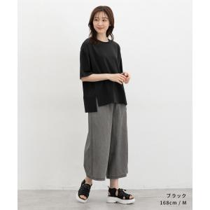 トップス Tシャツ 5分袖Tシャツ カットソー...の詳細画像2