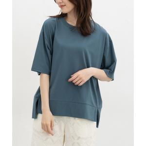 トップス Tシャツ 5分袖Tシャツ カットソー...の詳細画像5