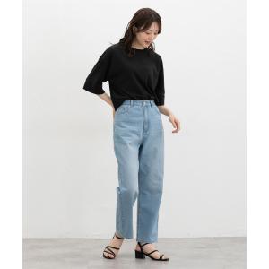 トップス Tシャツ 5分袖Tシャツ カットソー...の詳細画像4