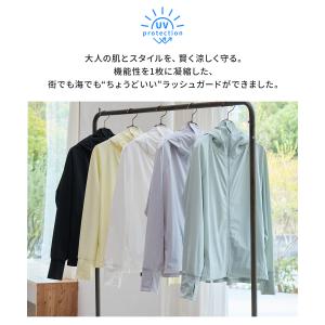 トップス パーカー ラッシュガード 長袖 ハニ...の詳細画像2