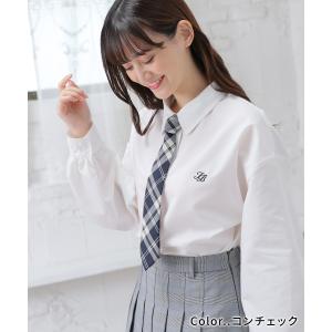 ネクタイ チェック柄 ストライプ柄 制服ネクタ...の詳細画像3