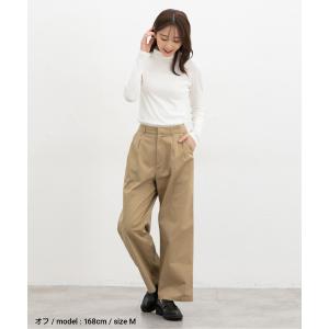 トップス カットソー 長袖 オーガニックコット...の詳細画像2