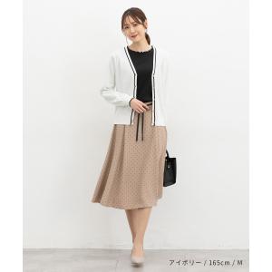 トップス カーディガン 長袖 オフィス きれい...の詳細画像5