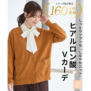 トップス カーディガン 長袖 大きいサイズ し...の詳細画像1