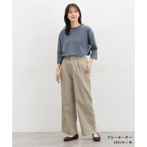 トップス Tシャツ 7分袖Tシャツ カットソー...の詳細画像4
