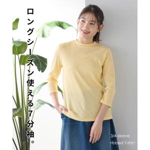 トップス Tシャツ 7分袖Tシャツ カットソー...の詳細画像4
