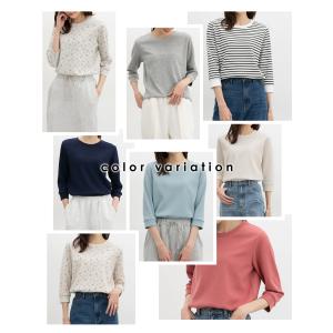 トップス Tシャツ 7分袖Tシャツ カットソー...の詳細画像2
